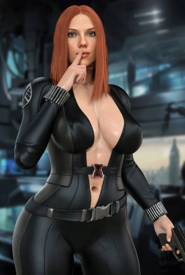 Blacked Widow Хентай манга Додзинси